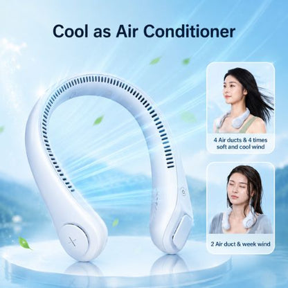 Arctic Air Freedom Wearable Neck Fan & Air Purifier | USB Rechargeable 3-Speed Personal Cooler for Indoor Outdoor Travel