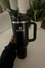 Black Stanley 40 Oz Stainless Steel Tumbler